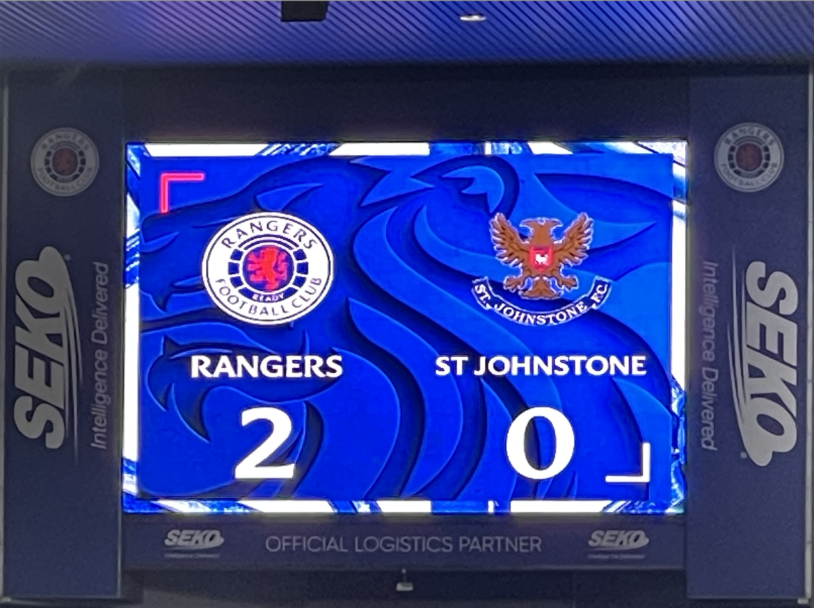 Rangers 2-0 St Johnstone – Red card for the returning hero