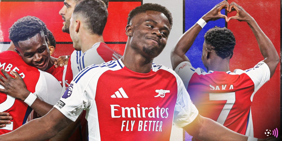 He's a lot like Saka: Arsenal favourites to sign "world-class" PL winner